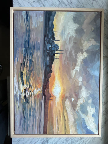 Maple Frame for Golden Horn Painting