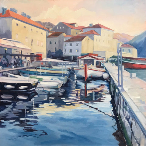 Boats on Kotor Lake