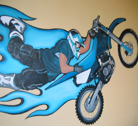 Motorcycle Mural