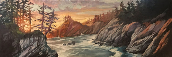 South Coast Evening - Reproduction